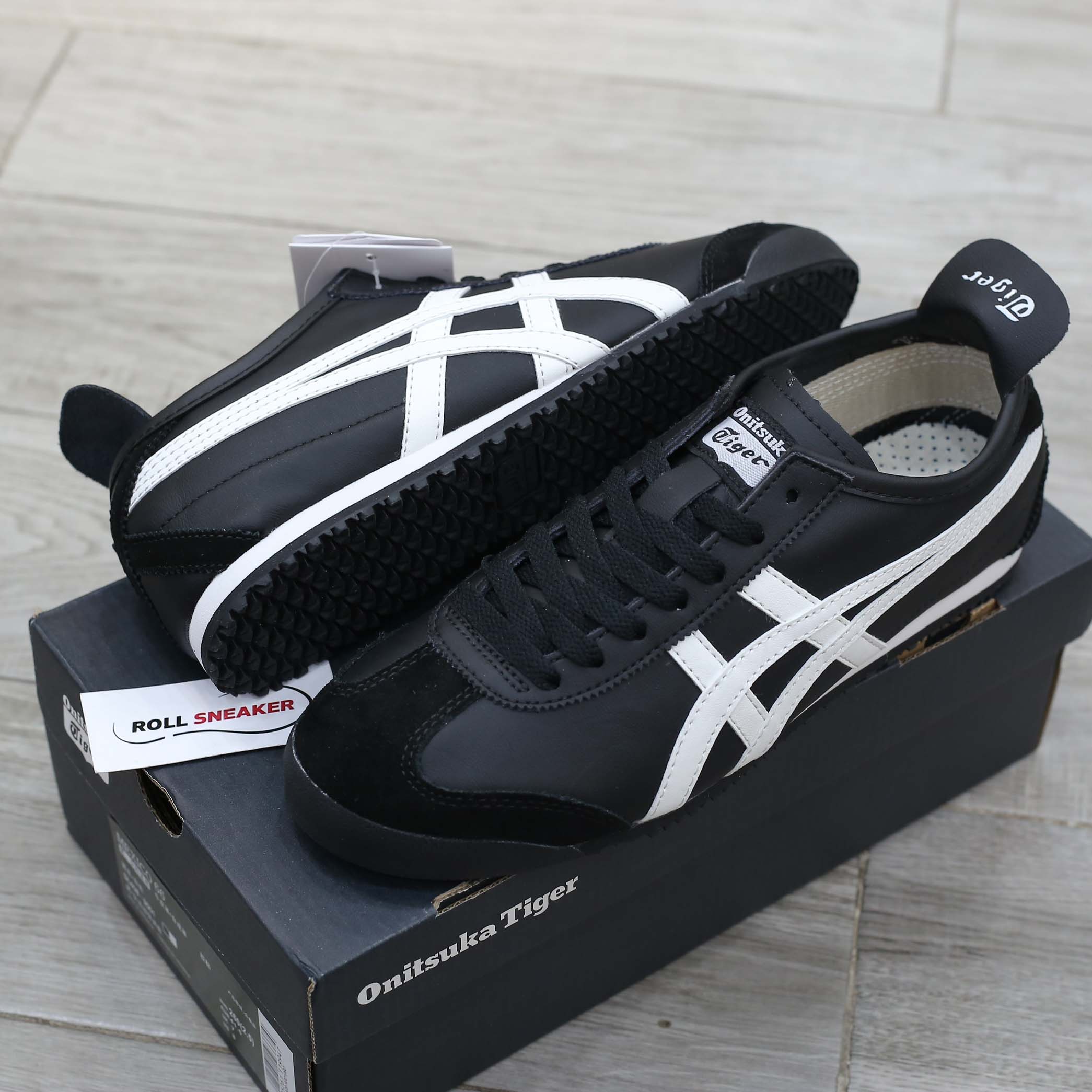 Giày Onitsuka Tiger Mexico 66 ‘Black White’ Like Auth