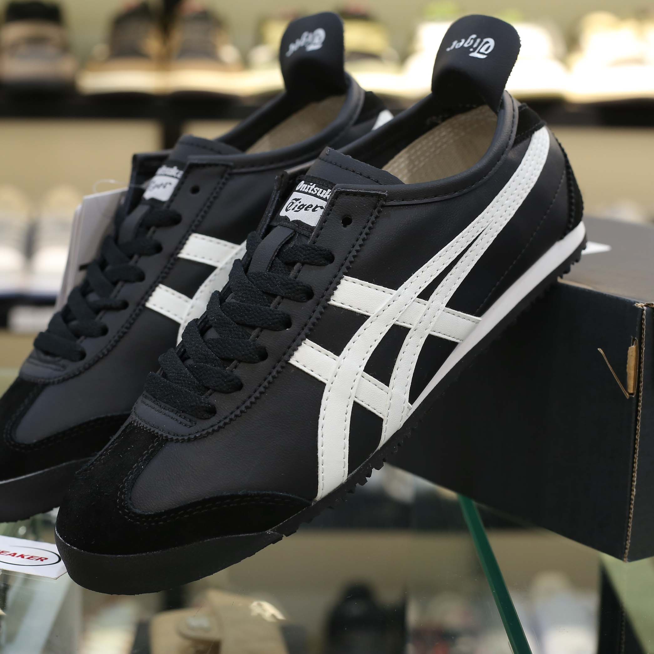 Giày Onitsuka Tiger Mexico 66 ‘Black White’ Like Auth