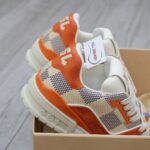 Giày Louis Vuitton LV Trainer #54 Damier Orange Best Quality