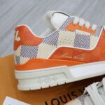 Giày Louis Vuitton LV Trainer #54 Damier Orange Best Quality