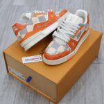 Giày Louis Vuitton LV Trainer #54 Damier Orange Best Quality