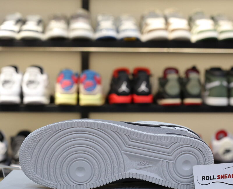 Giày Nike Air Force 1 Double White Grey Shadow