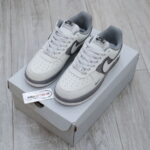 Giày Nike Air Force 1 Double White Grey Shadow