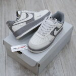 Giày Nike Air Force 1 Double White Grey Shadow