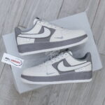 Giày Nike Air Force 1 Double White Grey Shadow
