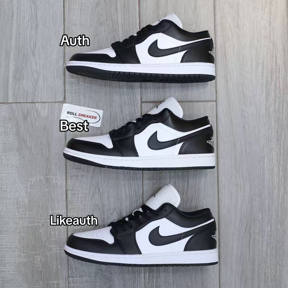 Giày Nike Air Jordan 1 Low ‘Panda’ 2023 (W) Best Quality