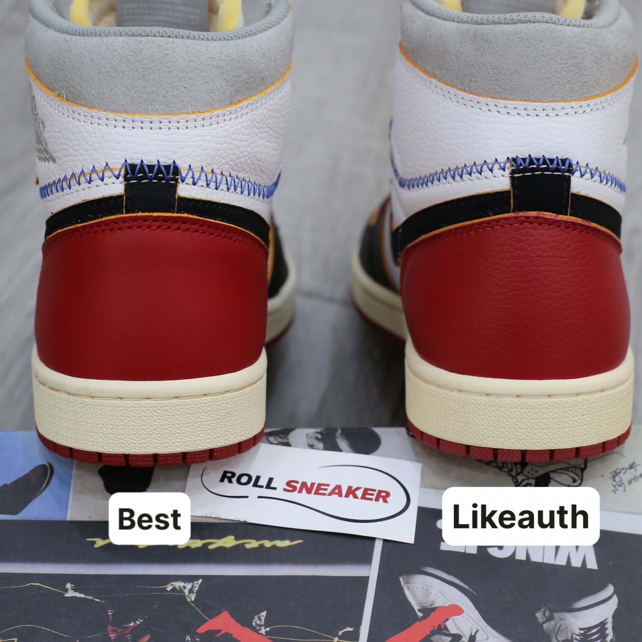 Giày Nike Air Jordan 1 Retro High Union Los Angeles Black Toe Best Quality