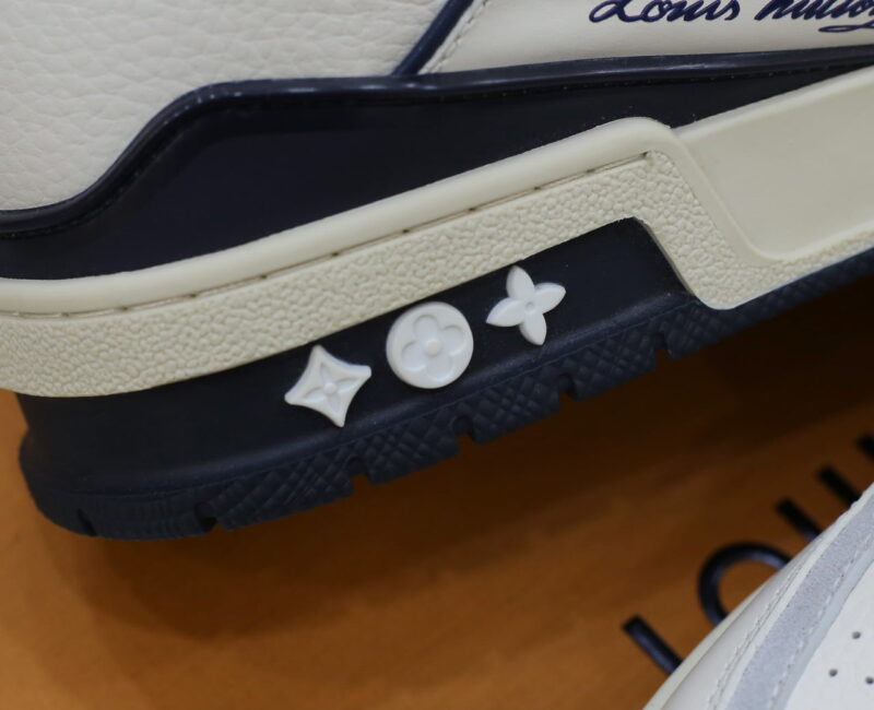 Giày Louis Vuitton Lv Trainer #54 Signature Marine Blue Best Quality