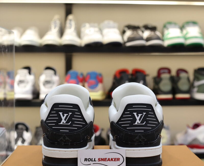 Giày Louis Vuitton LV Trainer Monogram Denim Black Best Quality