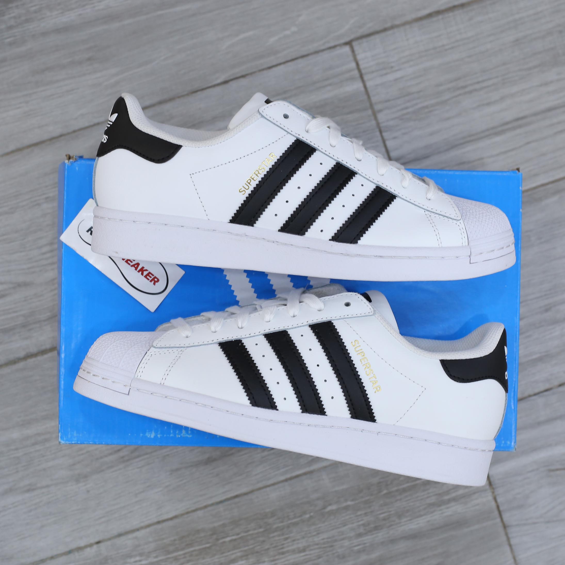 Giày Adidas Superstar trắng sọc đen Best Quality
