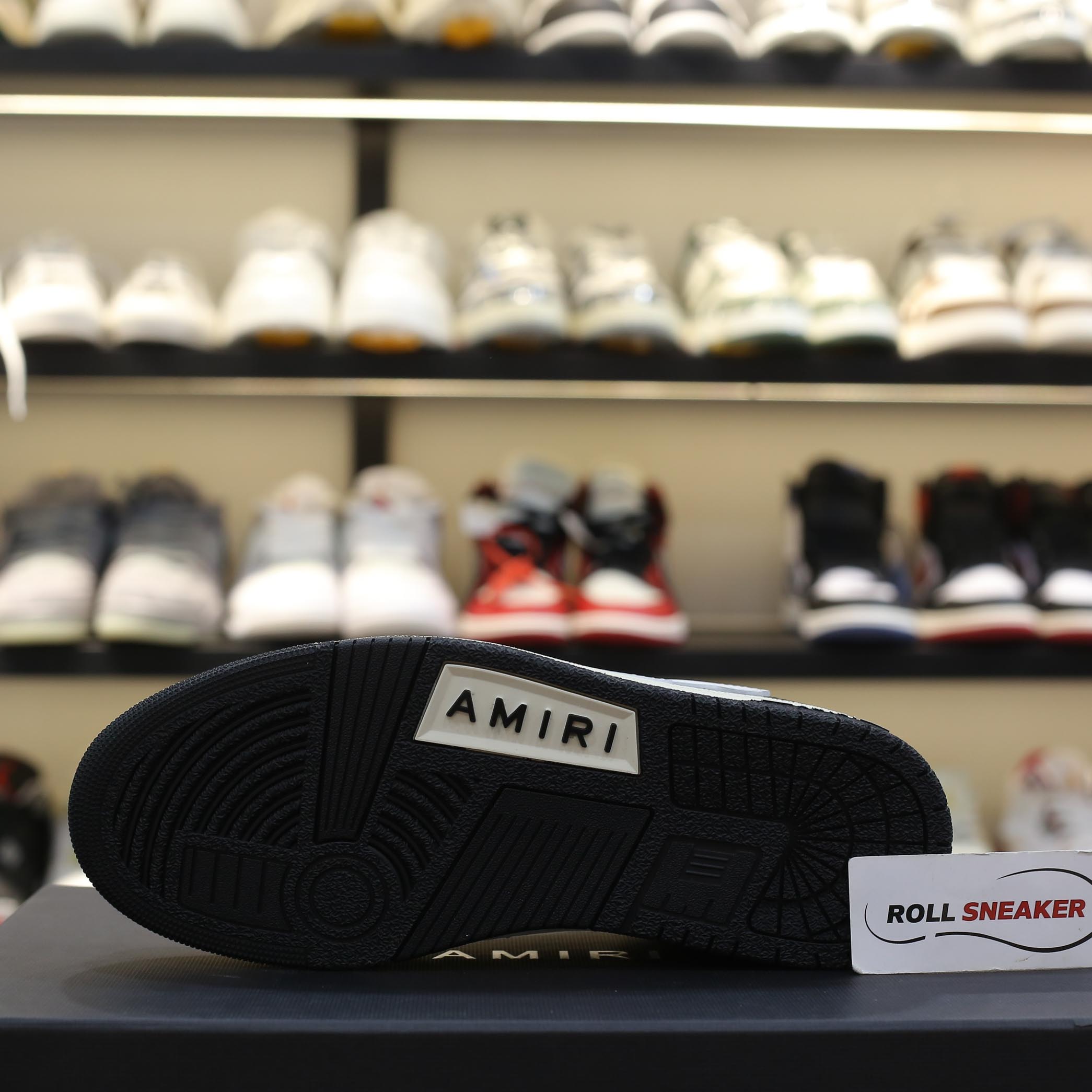 Giày Amiri Skel Top Low ‘Black White’ Best Quality