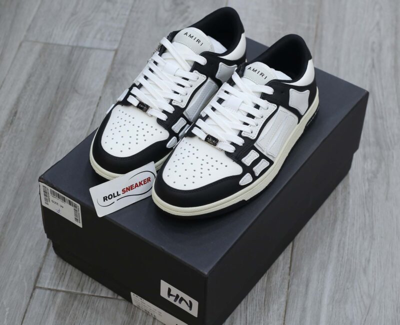 Giày Amiri Skel Top Low ‘Black White’ Best Quality