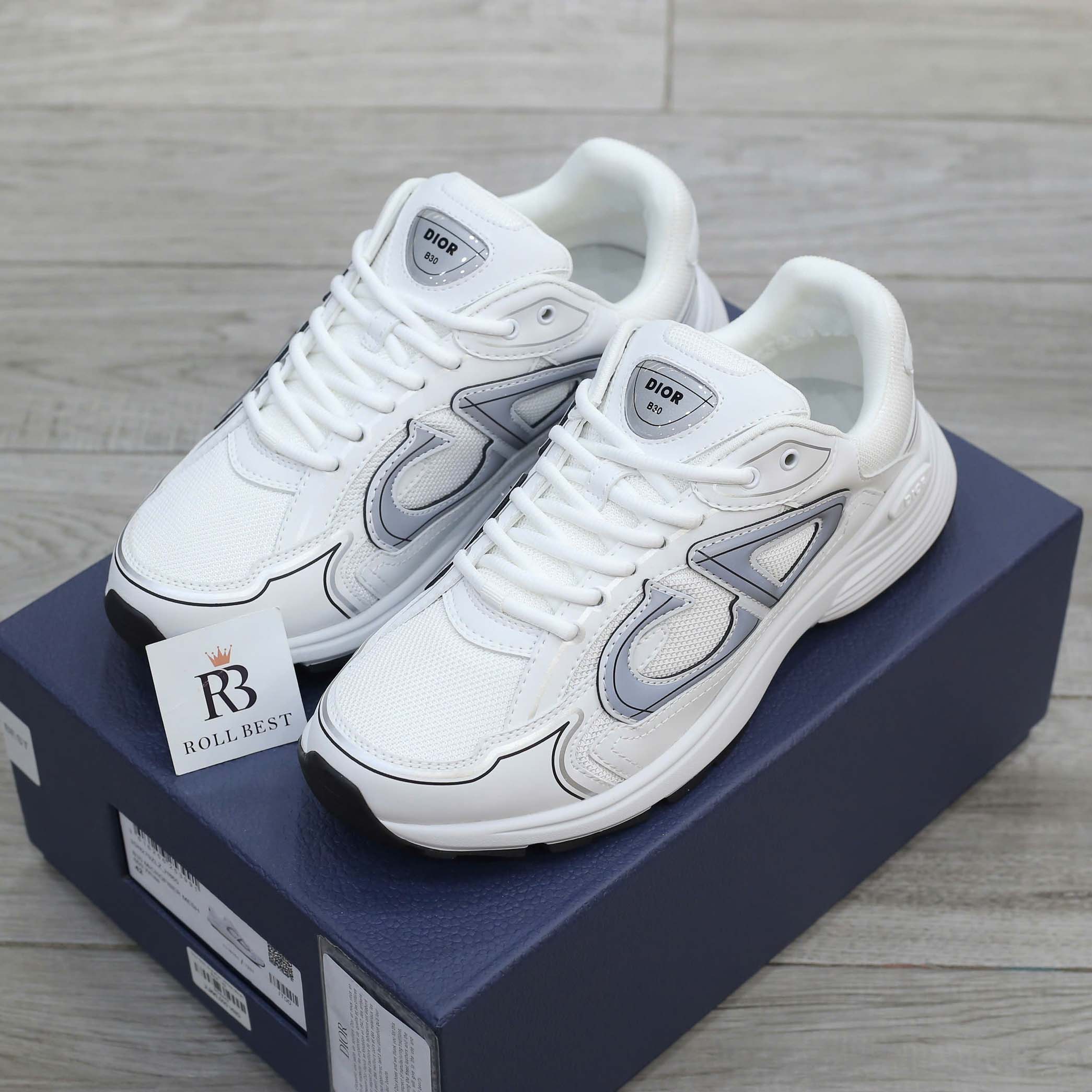 Giày Dior B30 Sneaker ‘Triple White’ Best Quality