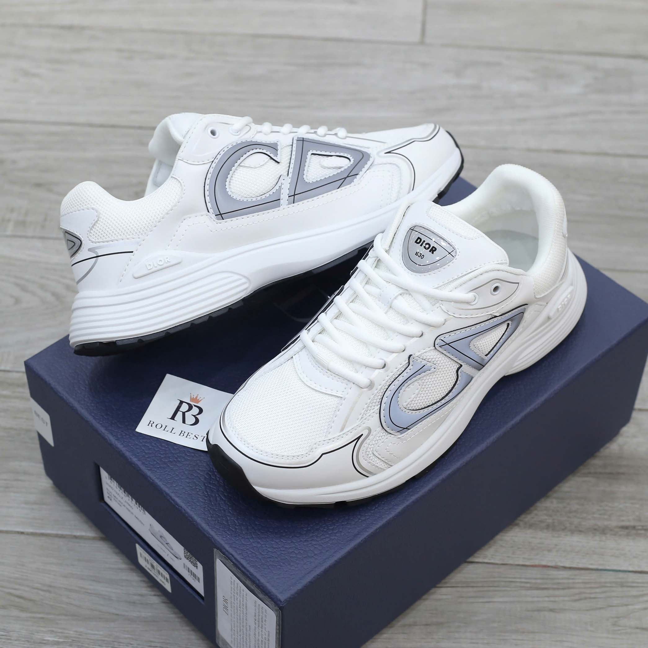 Giày Dior B30 Sneaker ‘Triple White’ Best Quality