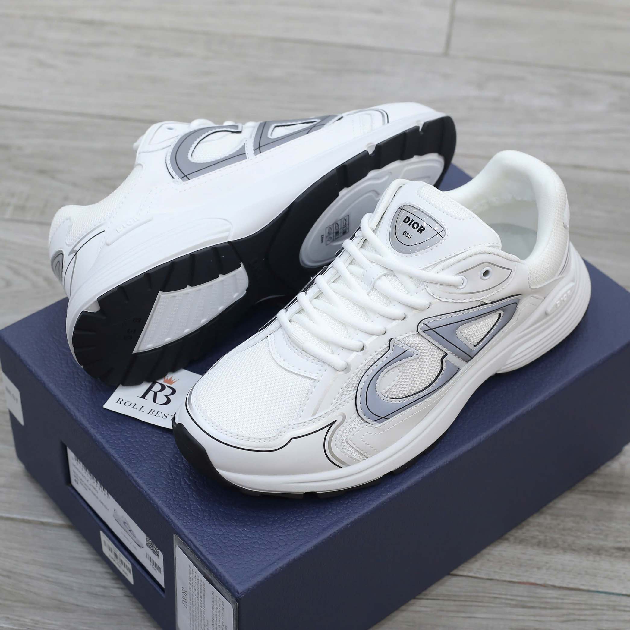 Giày Dior B30 Sneaker ‘Triple White’ Best Quality