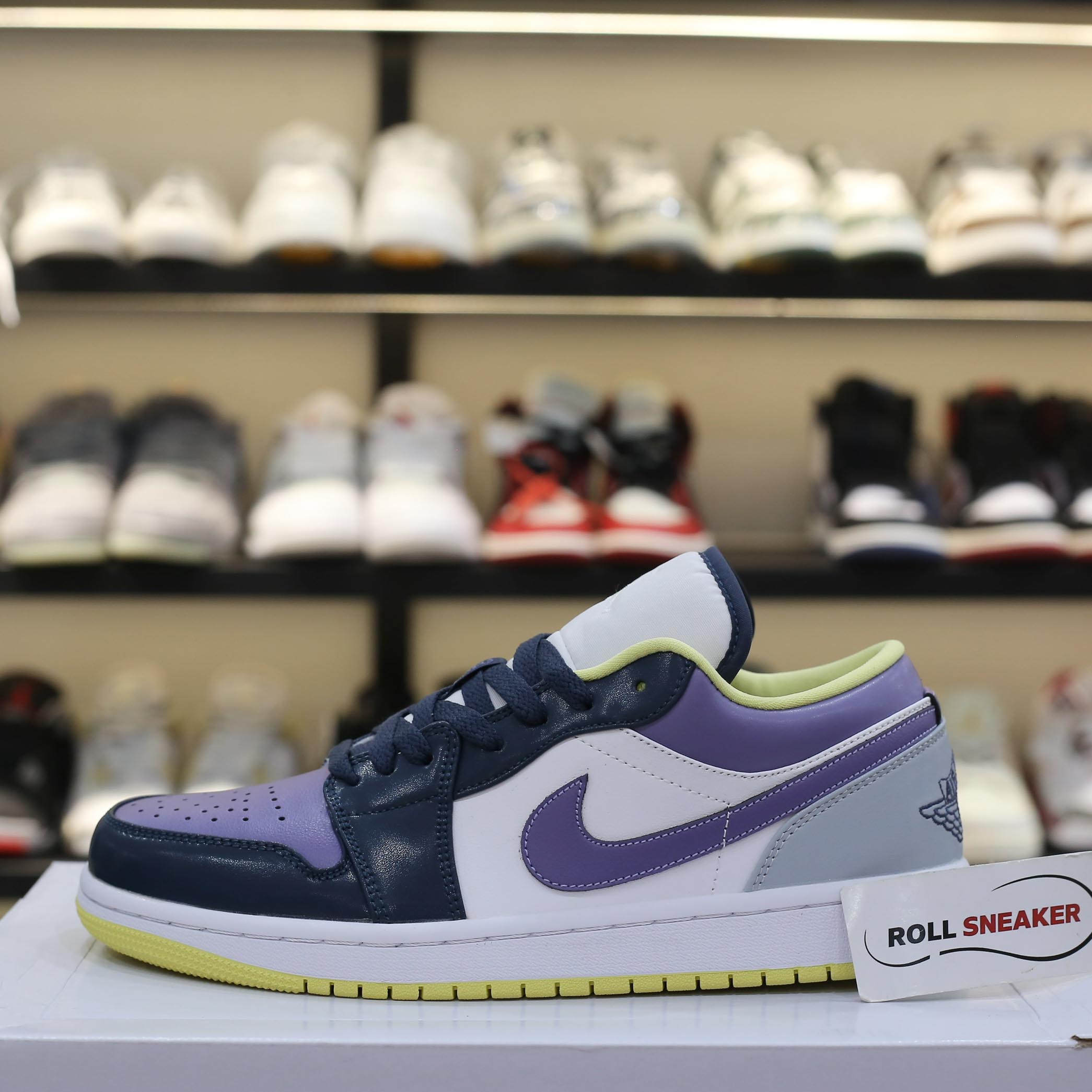 Giày Nike Air Jordan 1 Low ‘Mismatched Purple Magenta Best Quality