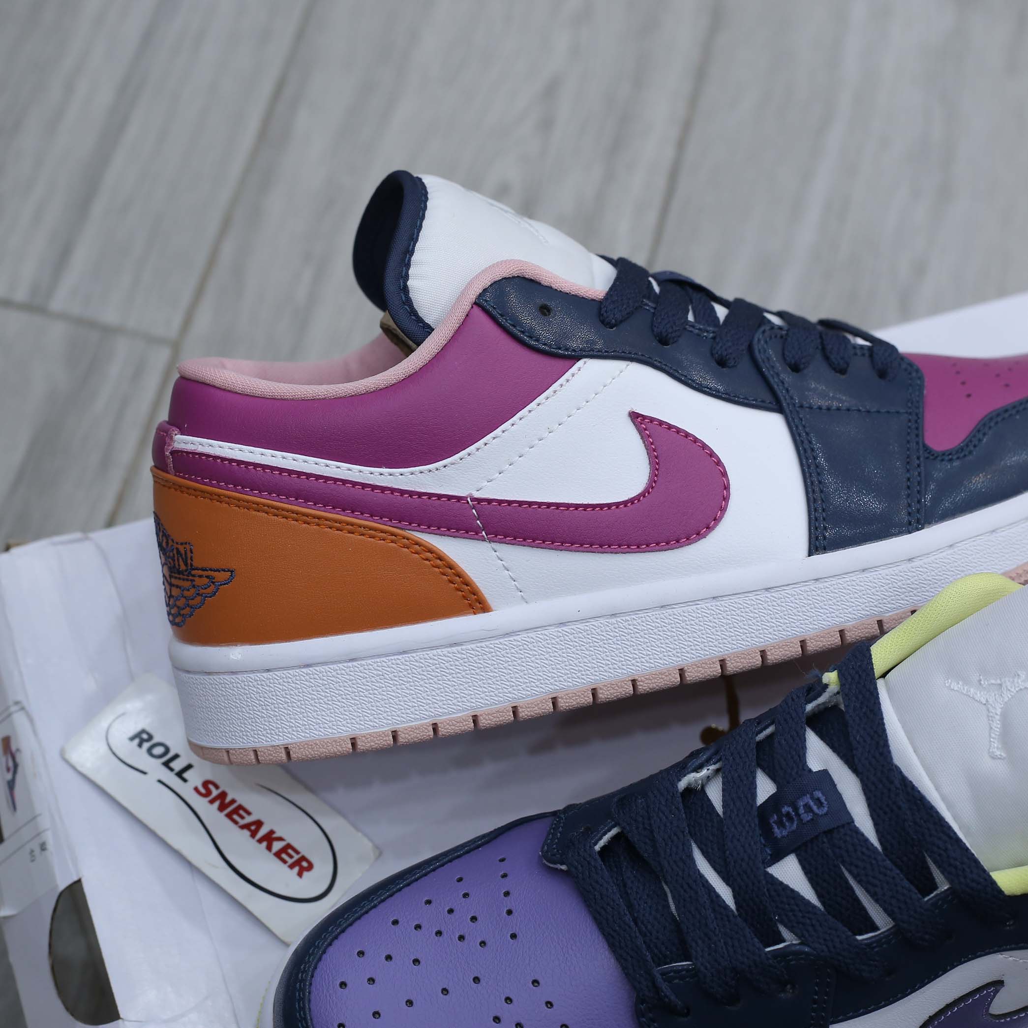 Giày Nike Air Jordan 1 Low ‘Mismatched Purple Magenta Best Quality