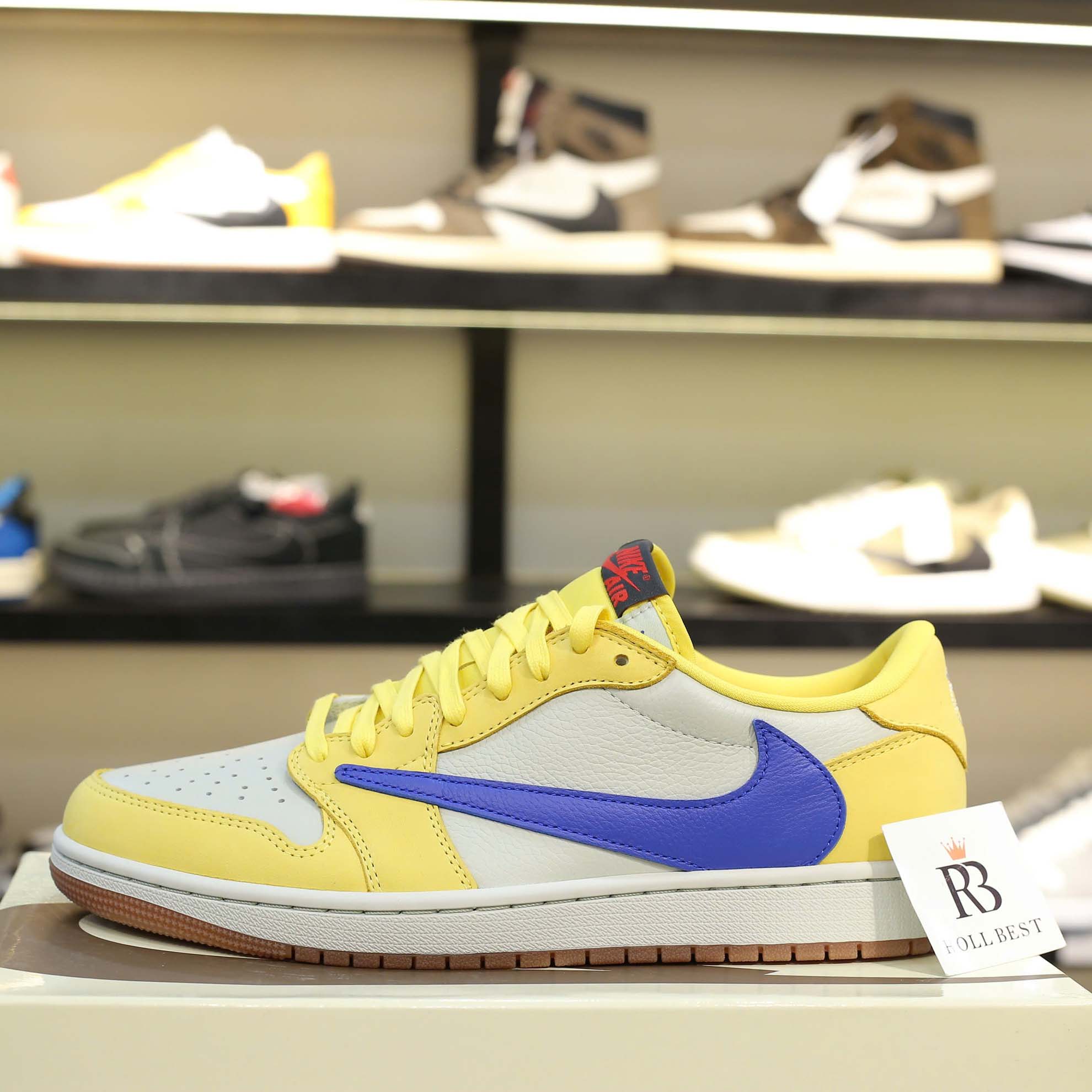 Giày Nike Air Jordan 1 Low OG SP Travis Scott Canary Best Quality