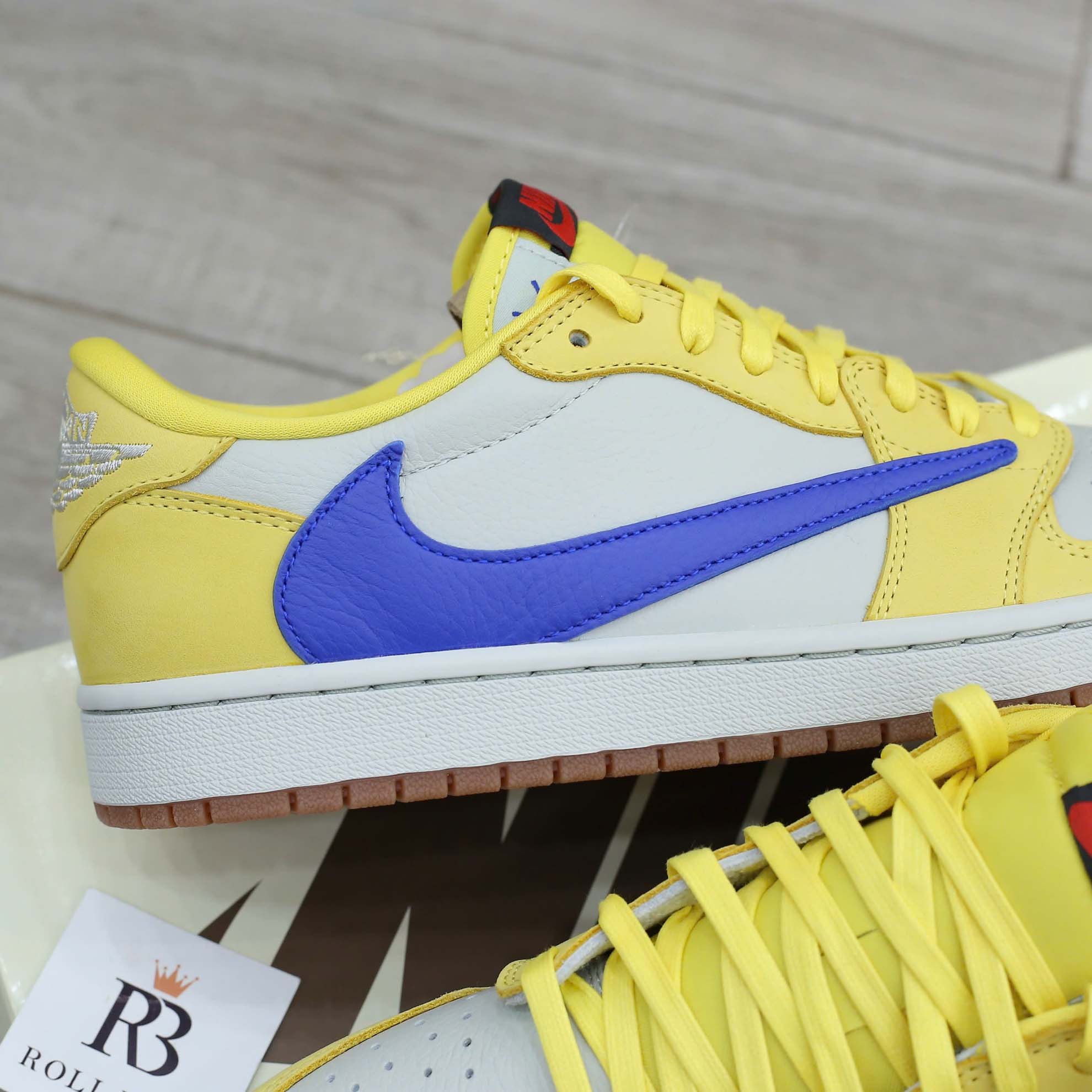 Giày Nike Air Jordan 1 Low OG SP Travis Scott Canary Best Quality