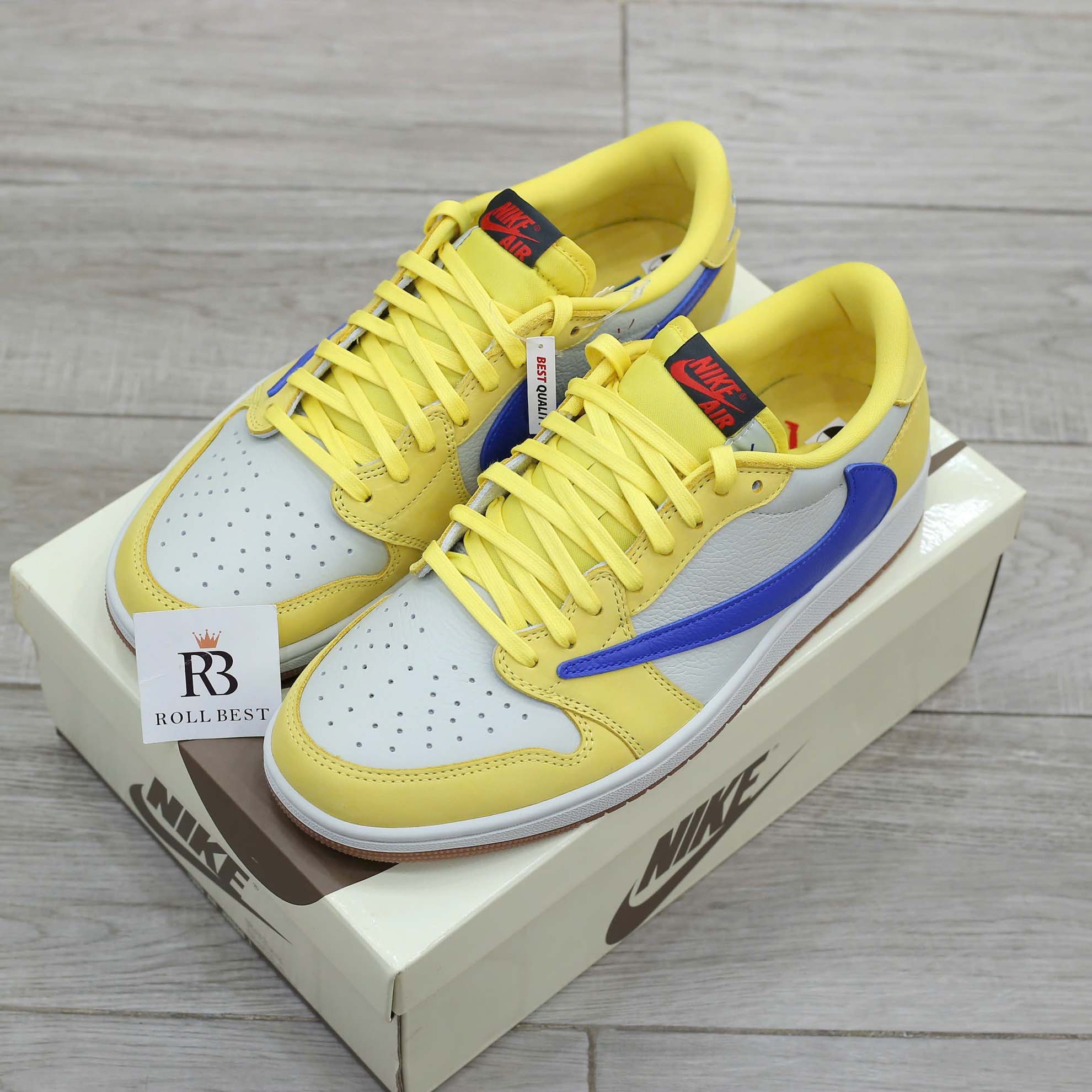 Giày Nike Air Jordan 1 Low OG SP Travis Scott Canary Best Quality