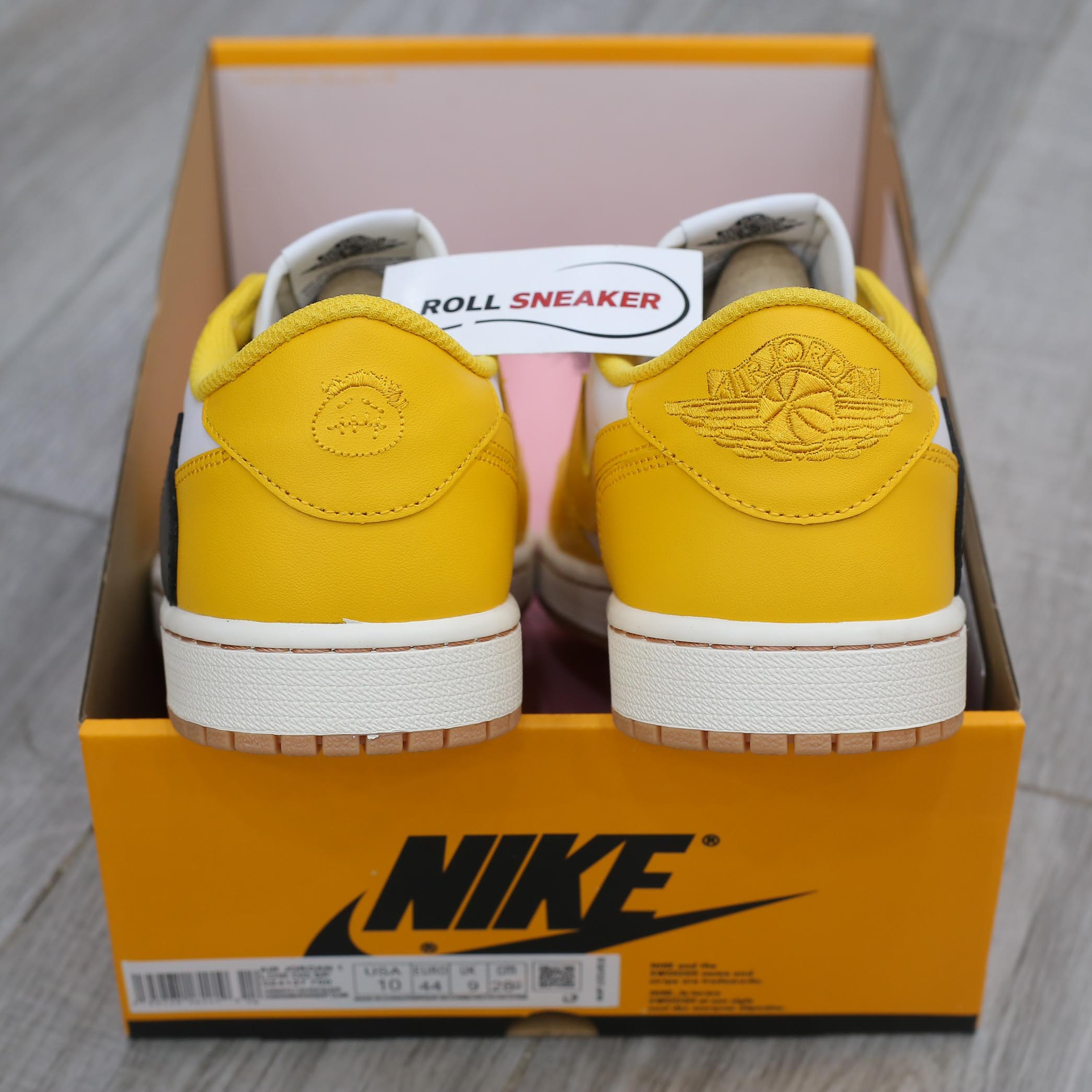Giày Nike Air Jordan 1 Low OG SP Travis Scott Canary Like Auth