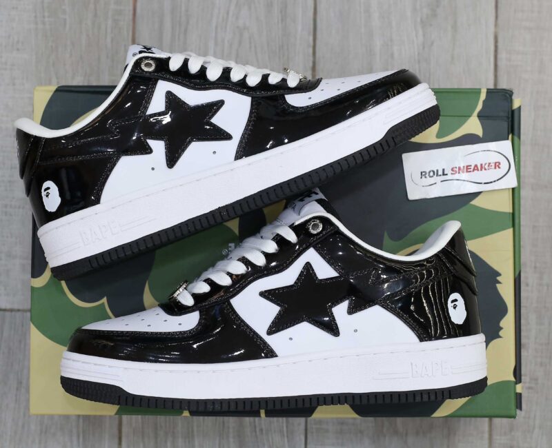 Giày A Bathing Ape Bape Sta Low Black Best Quality