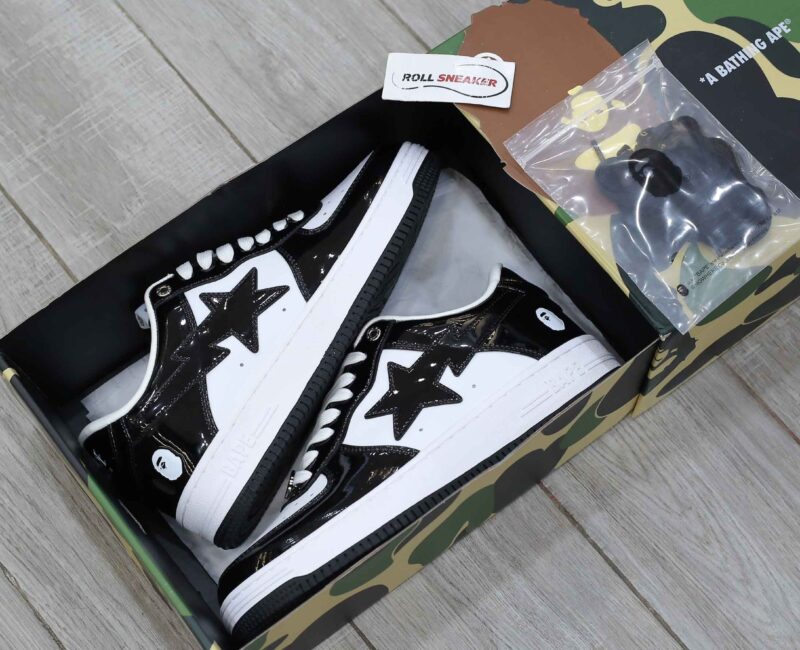 Giày A Bathing Ape Bape Sta Low Black Best Quality
