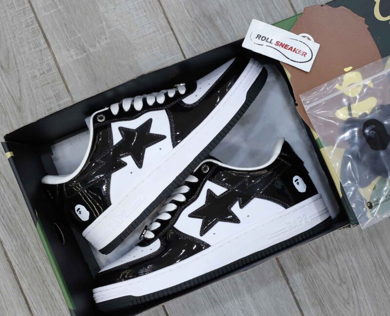 Giày A Bathing Ape Bape Sta Low Black Best Quality