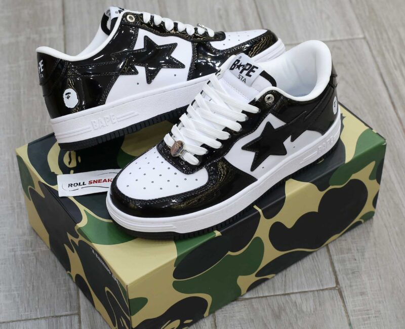 Giày A Bathing Ape Bape Sta Low Black Best Quality