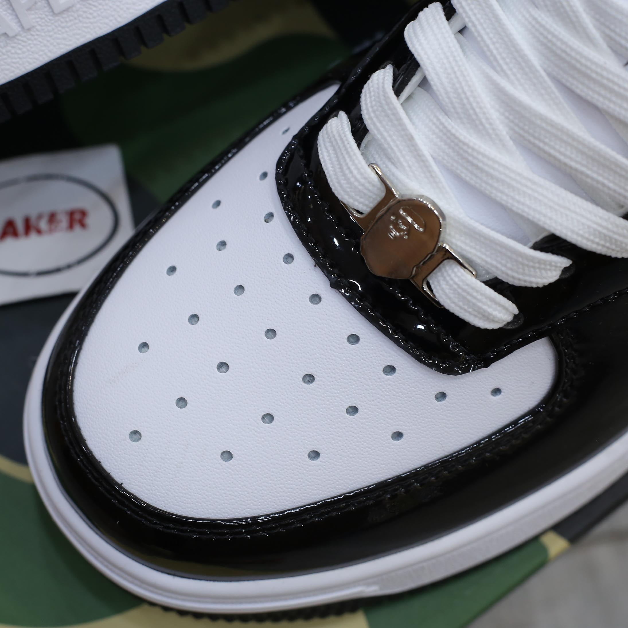 Giày A Bathing Ape Bape Sta Low Black Best Quality