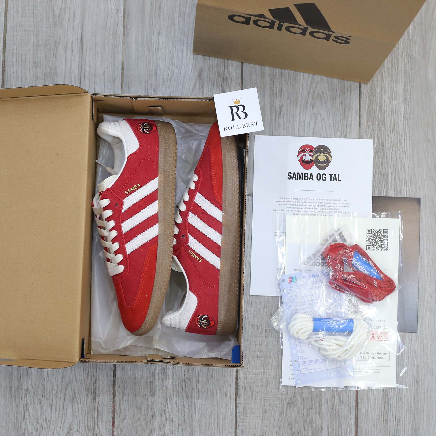 Giày Adidas Samba OG Talchum Pack Scarlet Best Quality