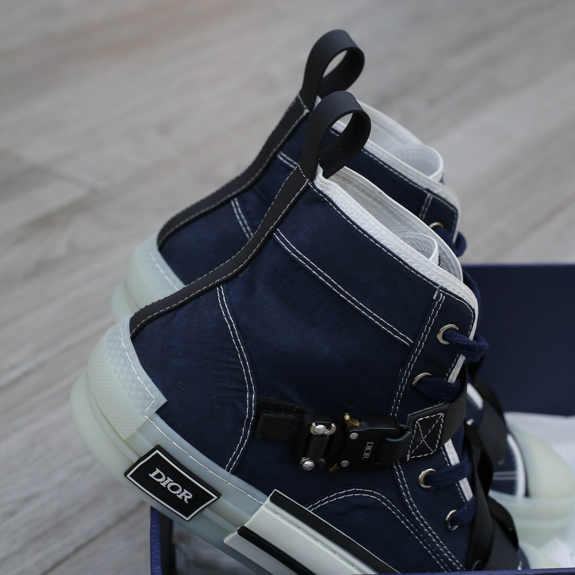 Giày Dior B23 High ‘Cobra Buckle Canvas’ Best Quality