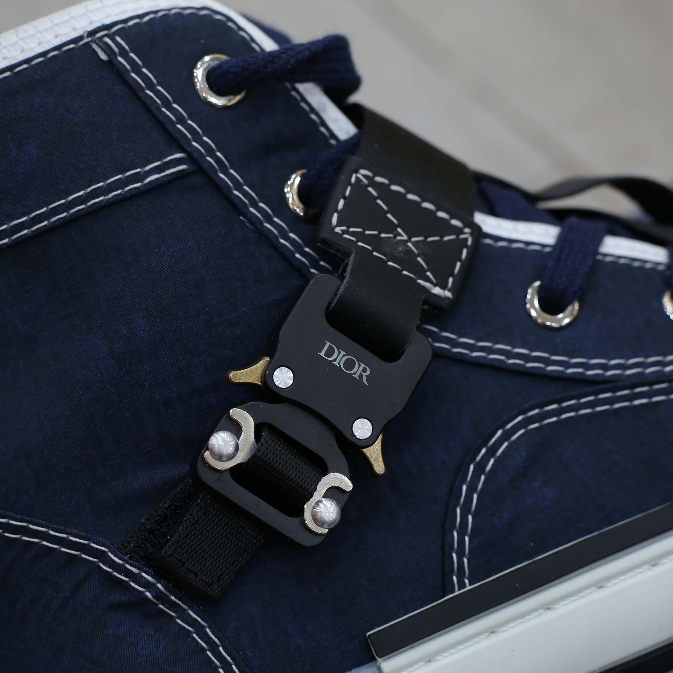 Giày Dior B23 High ‘Cobra Buckle Canvas’ Best Quality