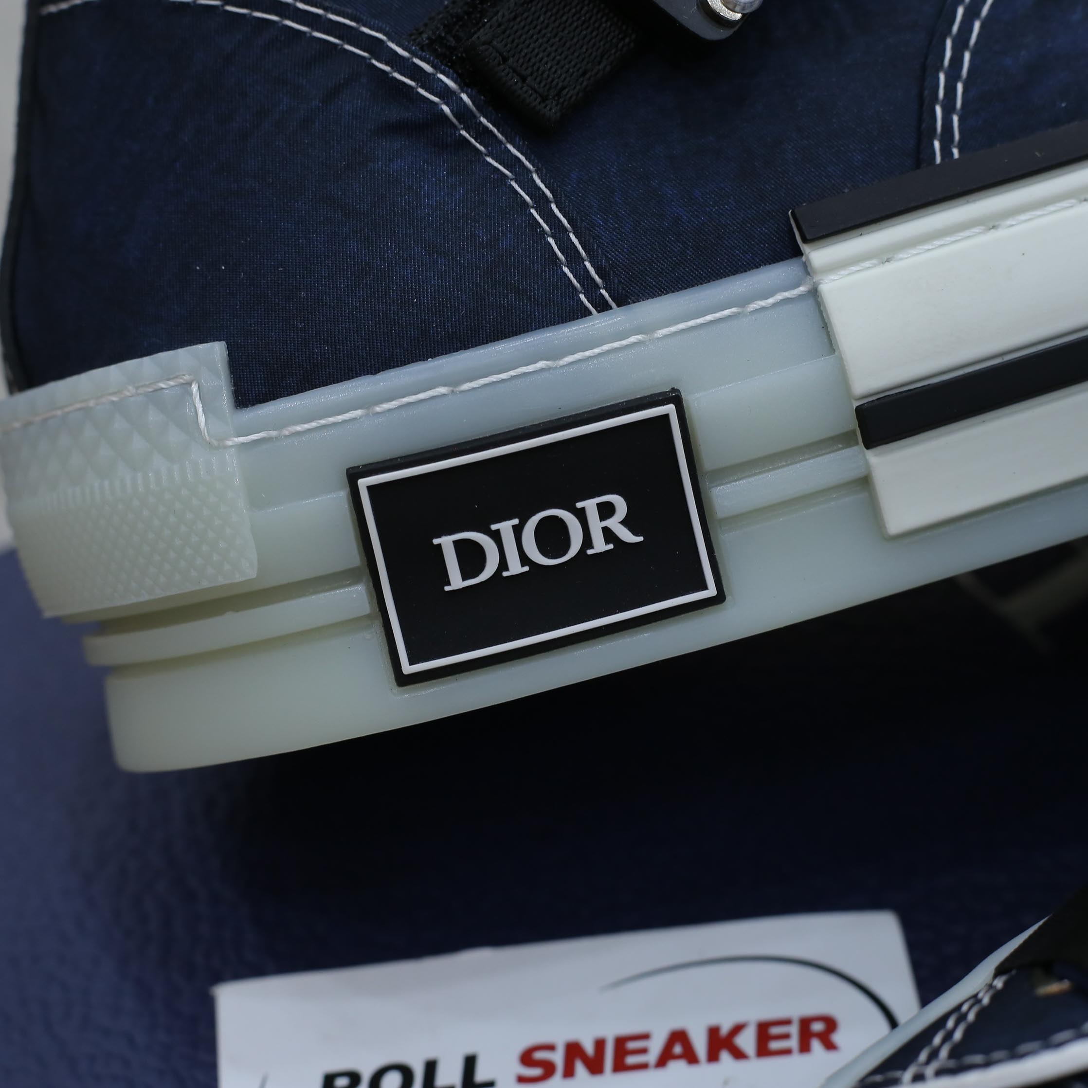 Giày Dior B23 High ‘Cobra Buckle Canvas’ Best Quality
