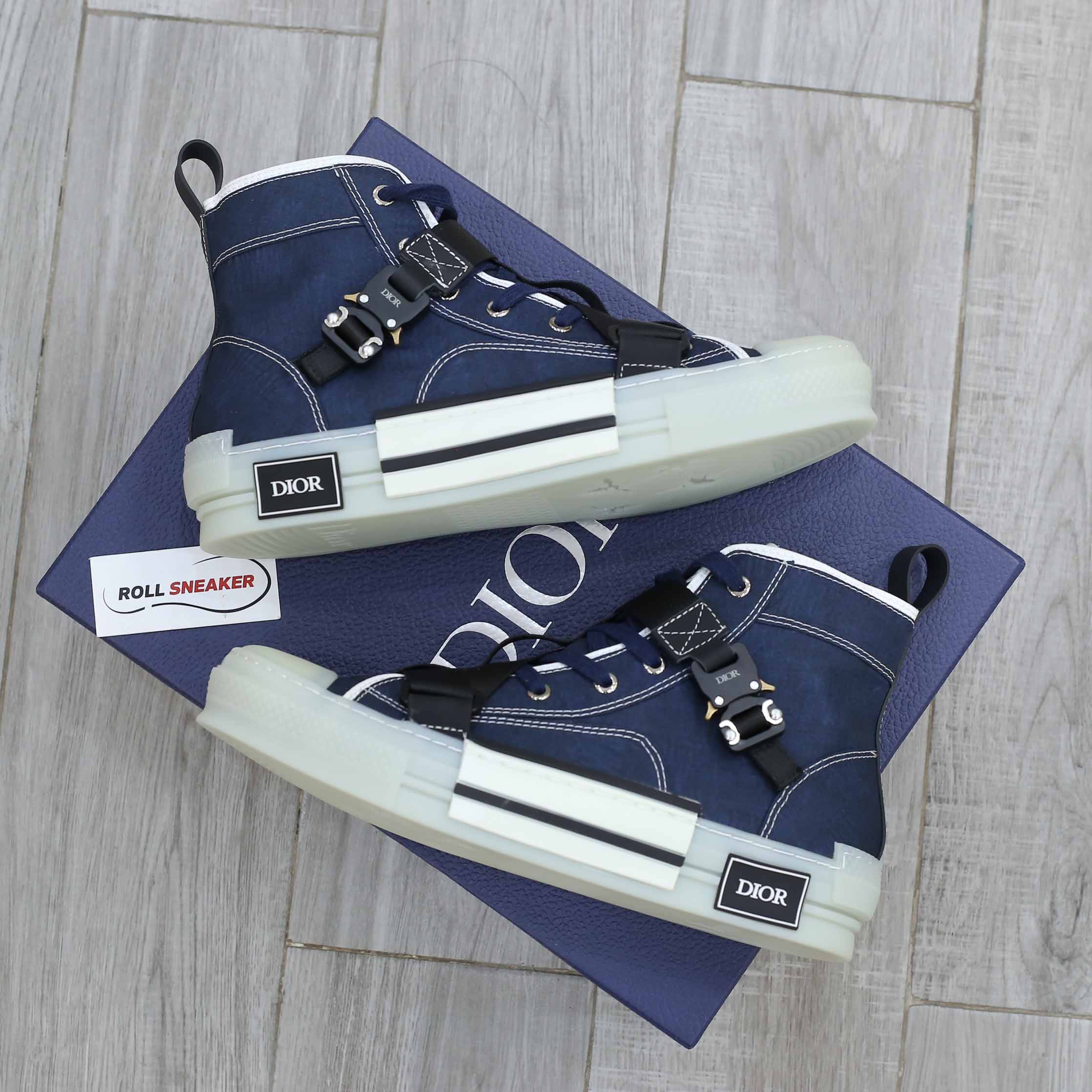 Giày Dior B23 High ‘Cobra Buckle Canvas’ Best Quality