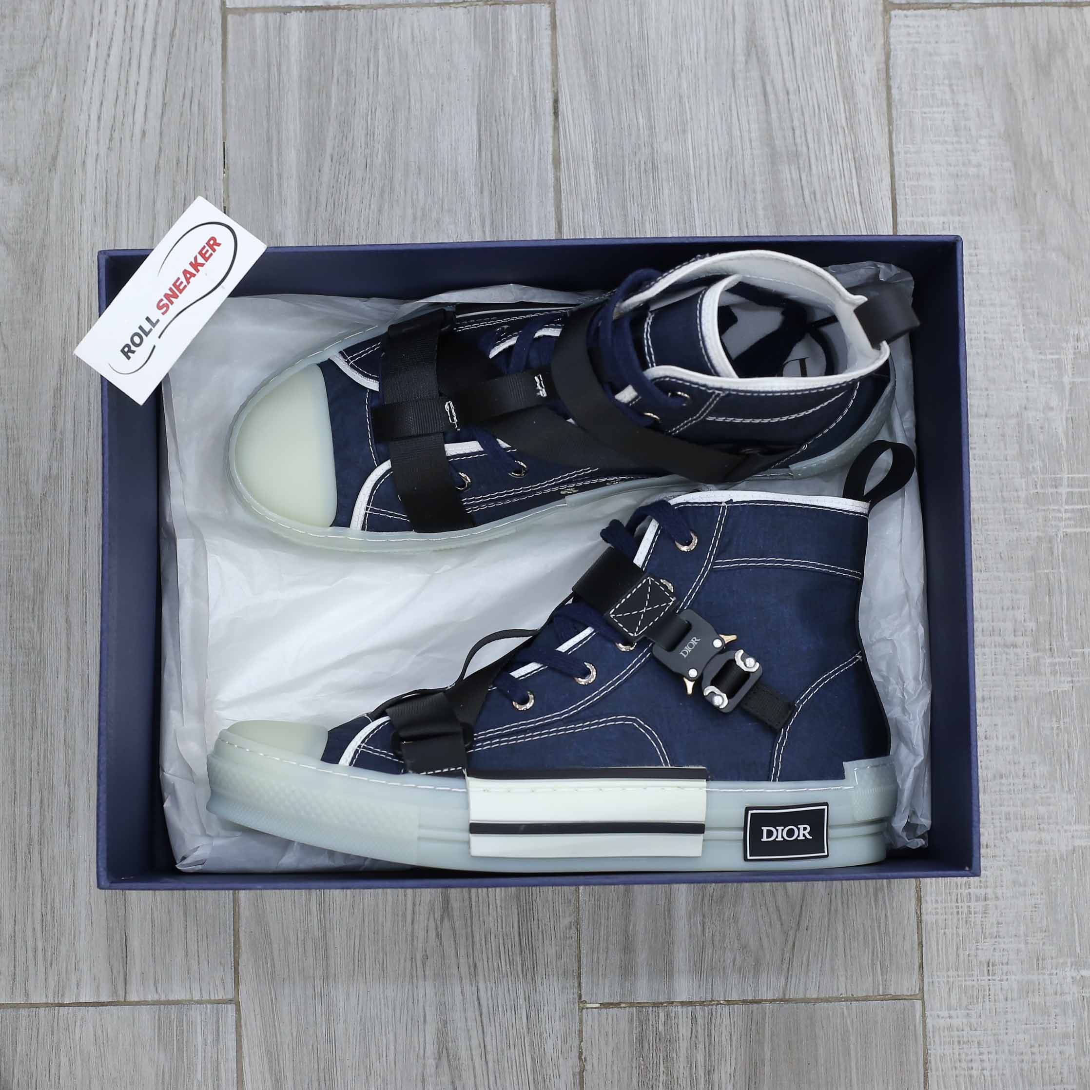 Giày Dior B23 High ‘Cobra Buckle Canvas’ Best Quality