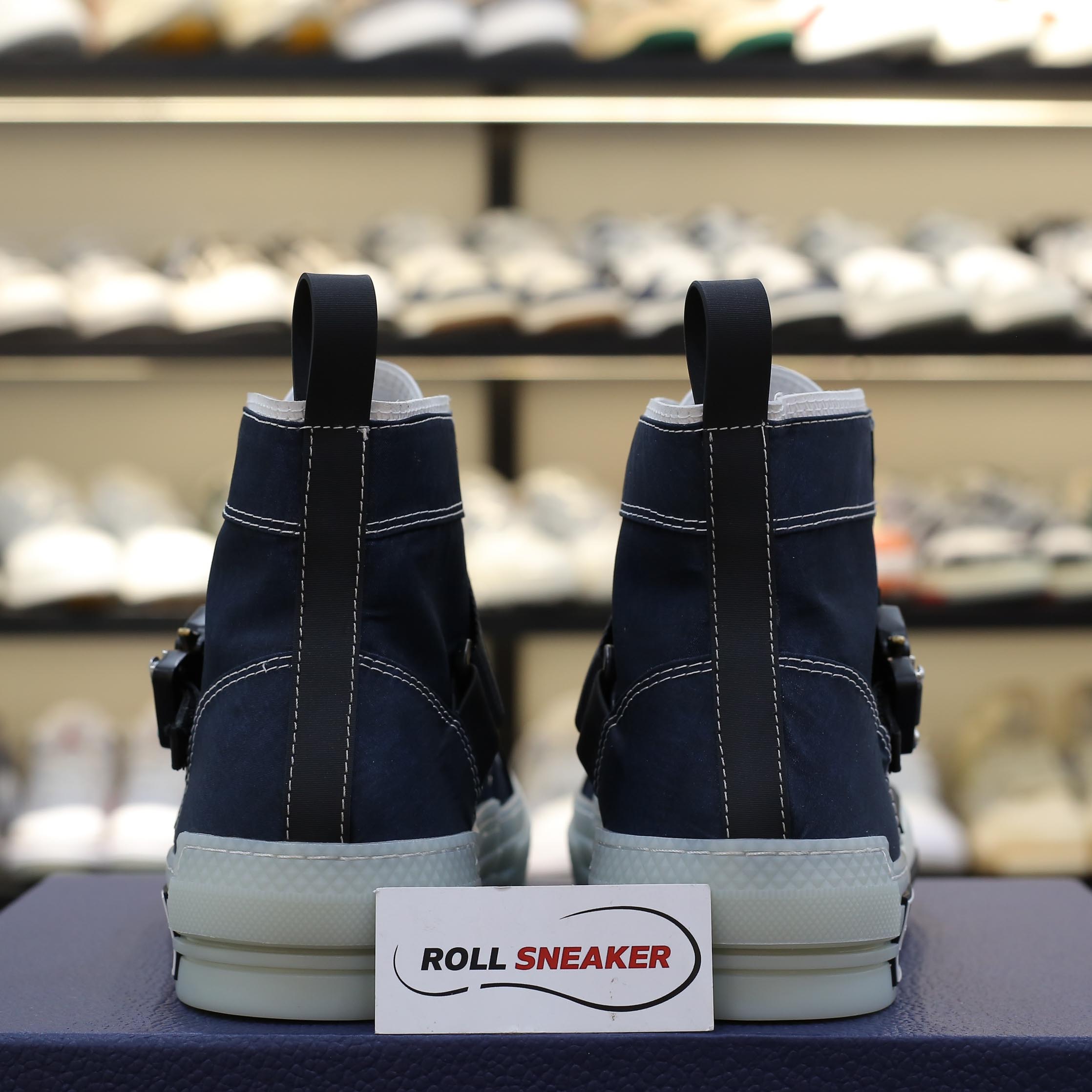 Giày Dior B23 High ‘Cobra Buckle Canvas’ Best Quality