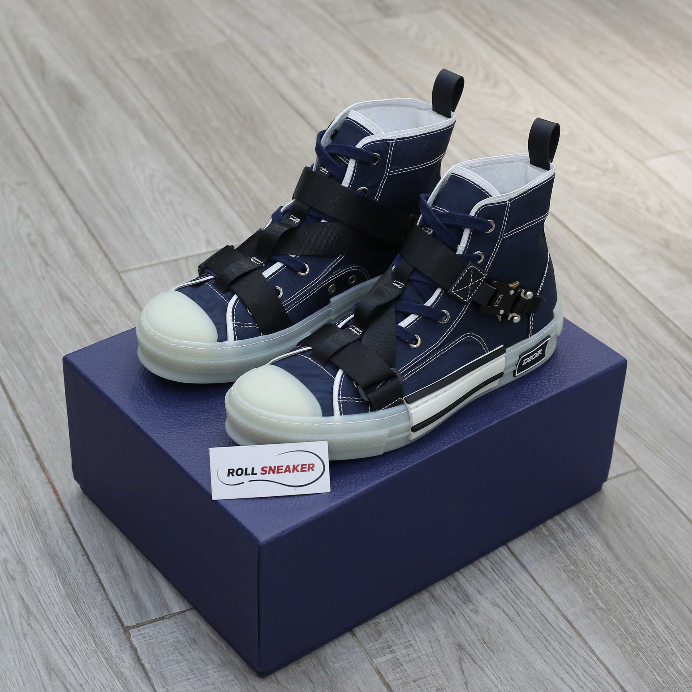 Giày Dior B23 High ‘Cobra Buckle Canvas’ Best Quality