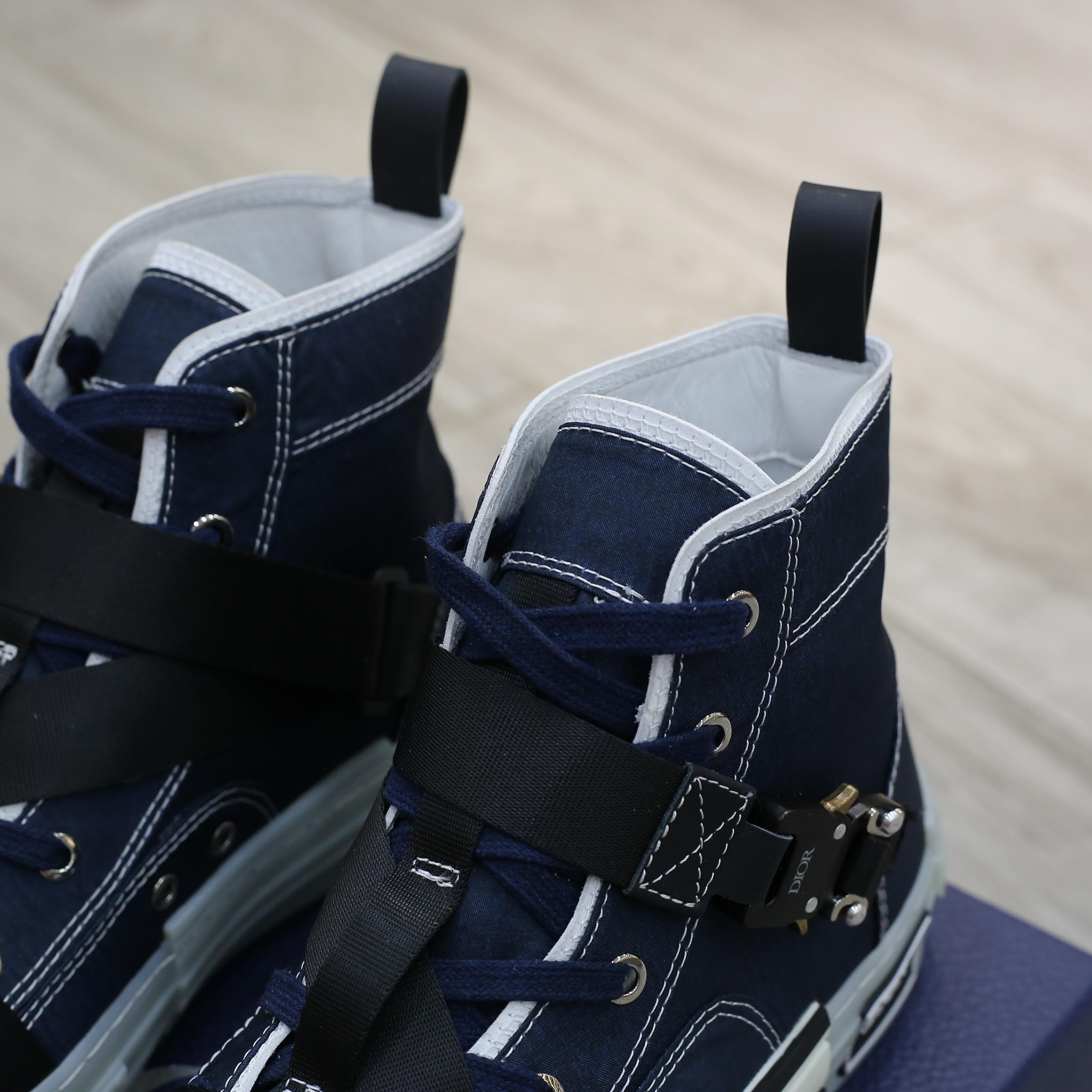 Giày Dior B23 High ‘Cobra Buckle Canvas’ Best Quality