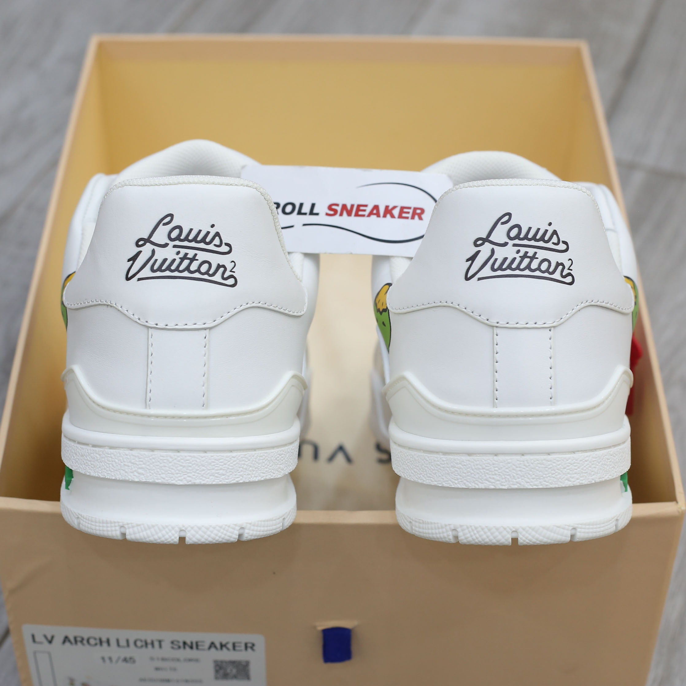 Giày Louis Vuitton LV Trainer x Nigo Duck Like Auth