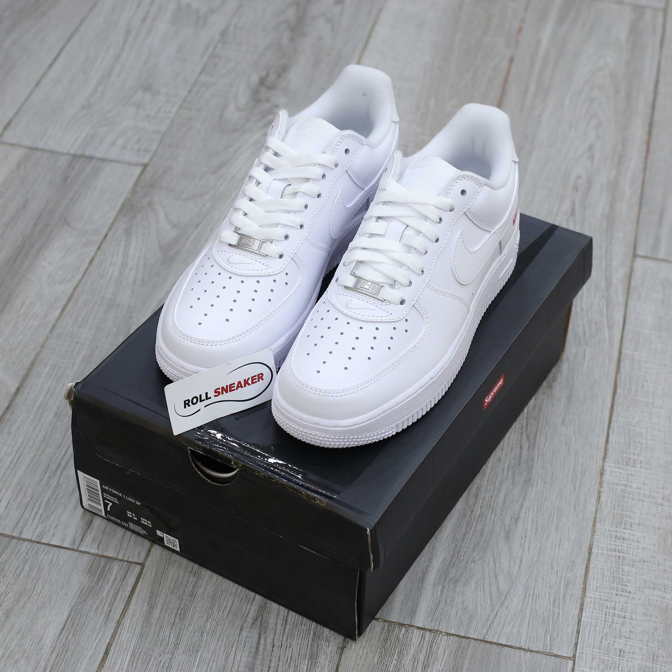 Giày Nike Air Force 1 Low Supreme White Best Quality