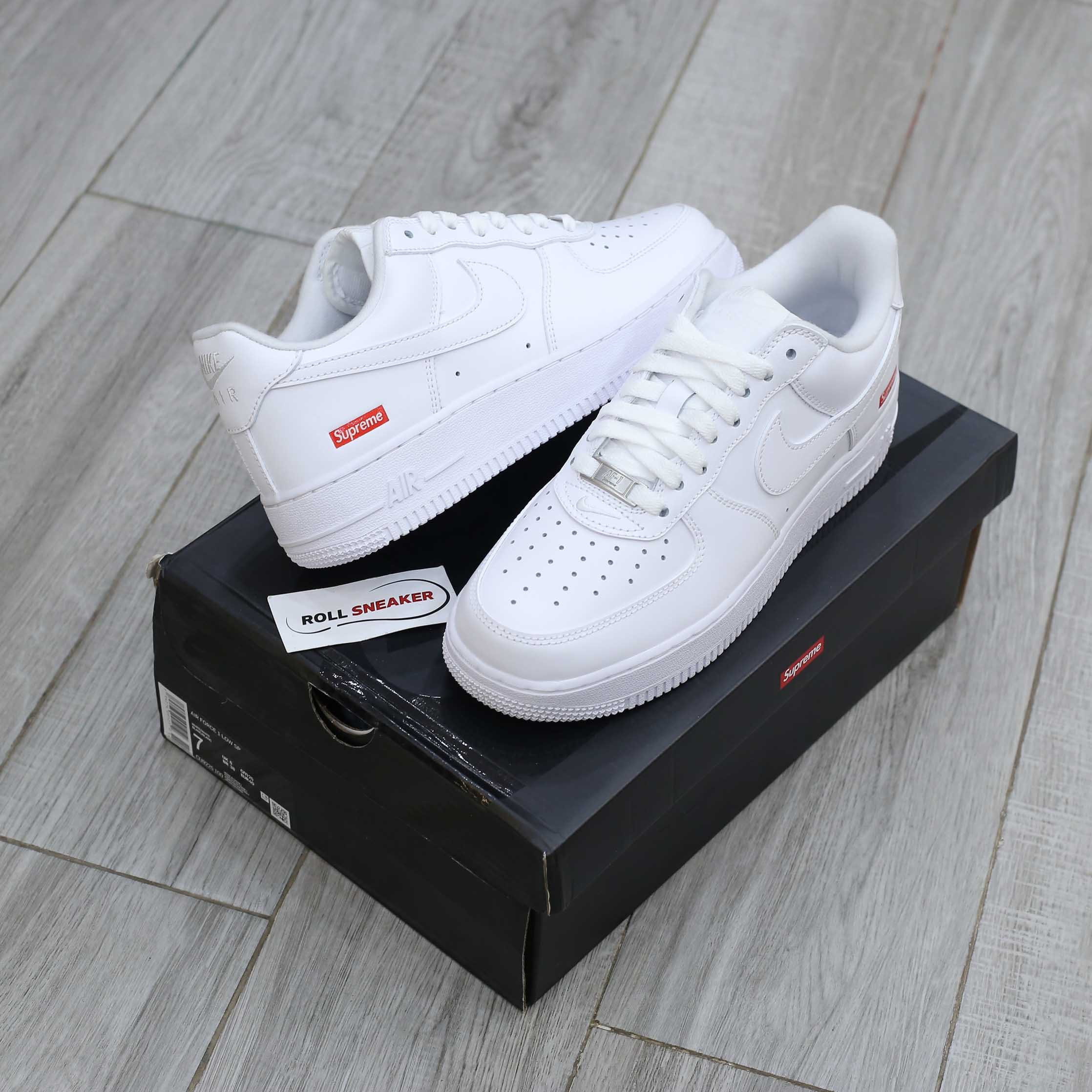 Giày Nike Air Force 1 Low Supreme White Best Quality