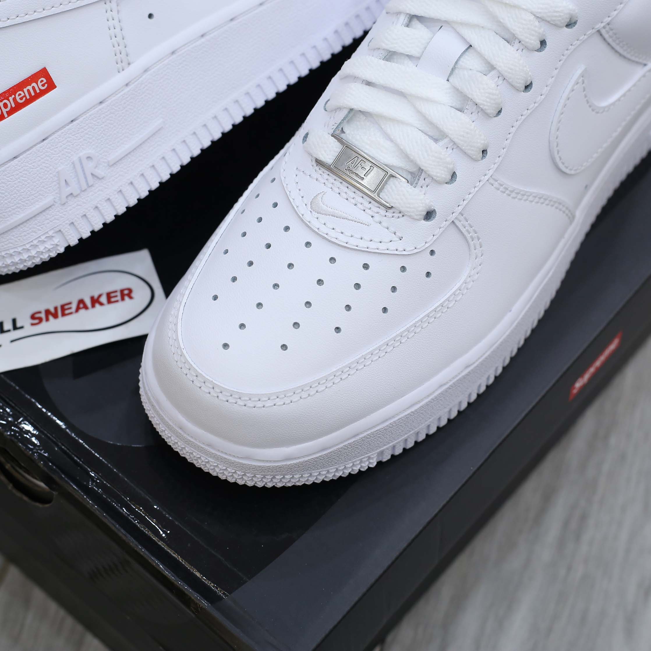 Giày Nike Air Force 1 Low Supreme White Best Quality
