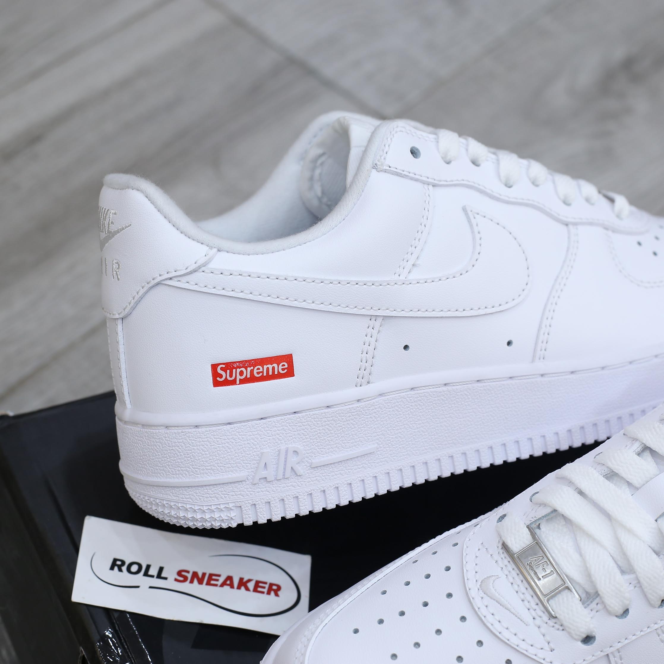 Giày Nike Air Force 1 Low Supreme White Best Quality