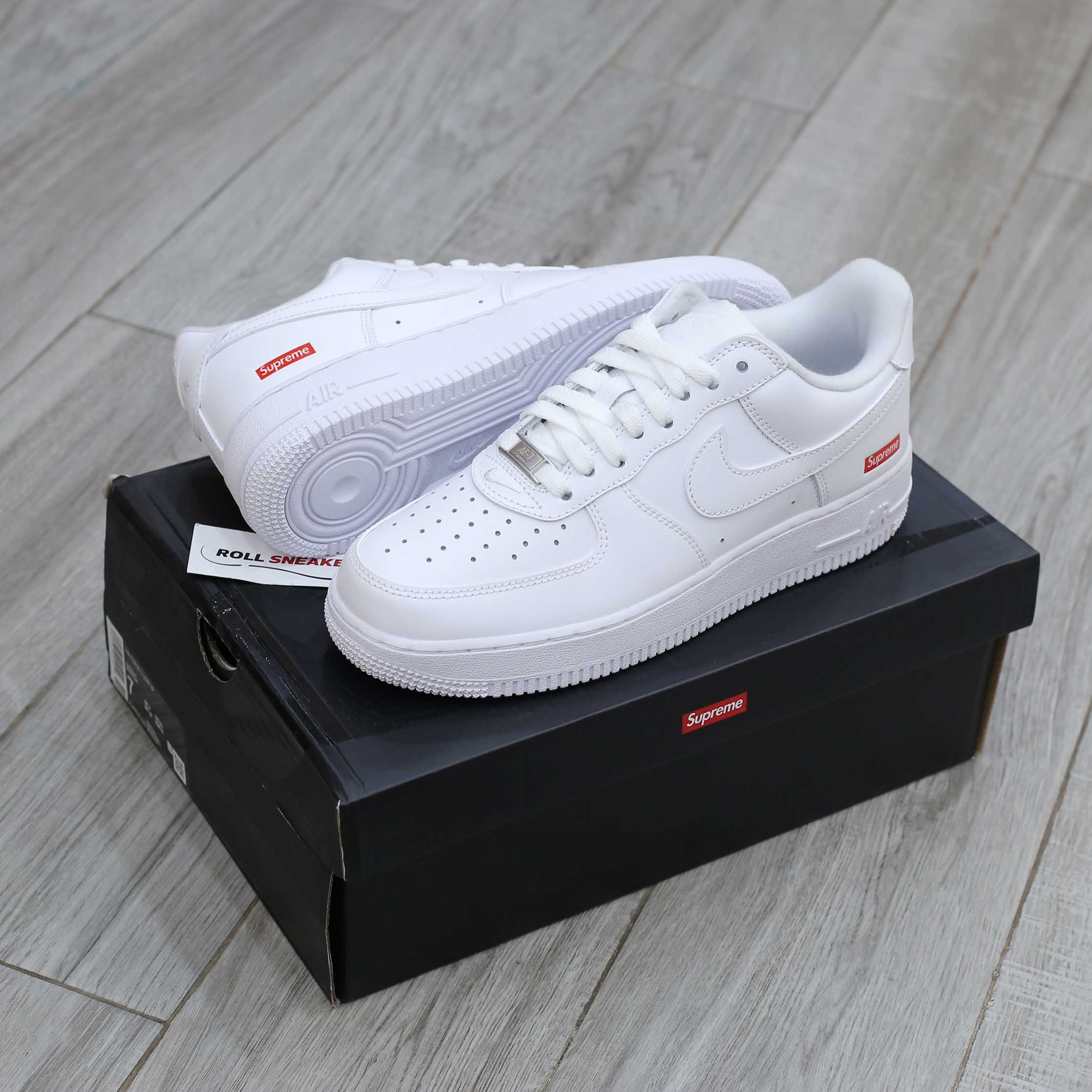Giày Nike Air Force 1 Low Supreme White Best Quality