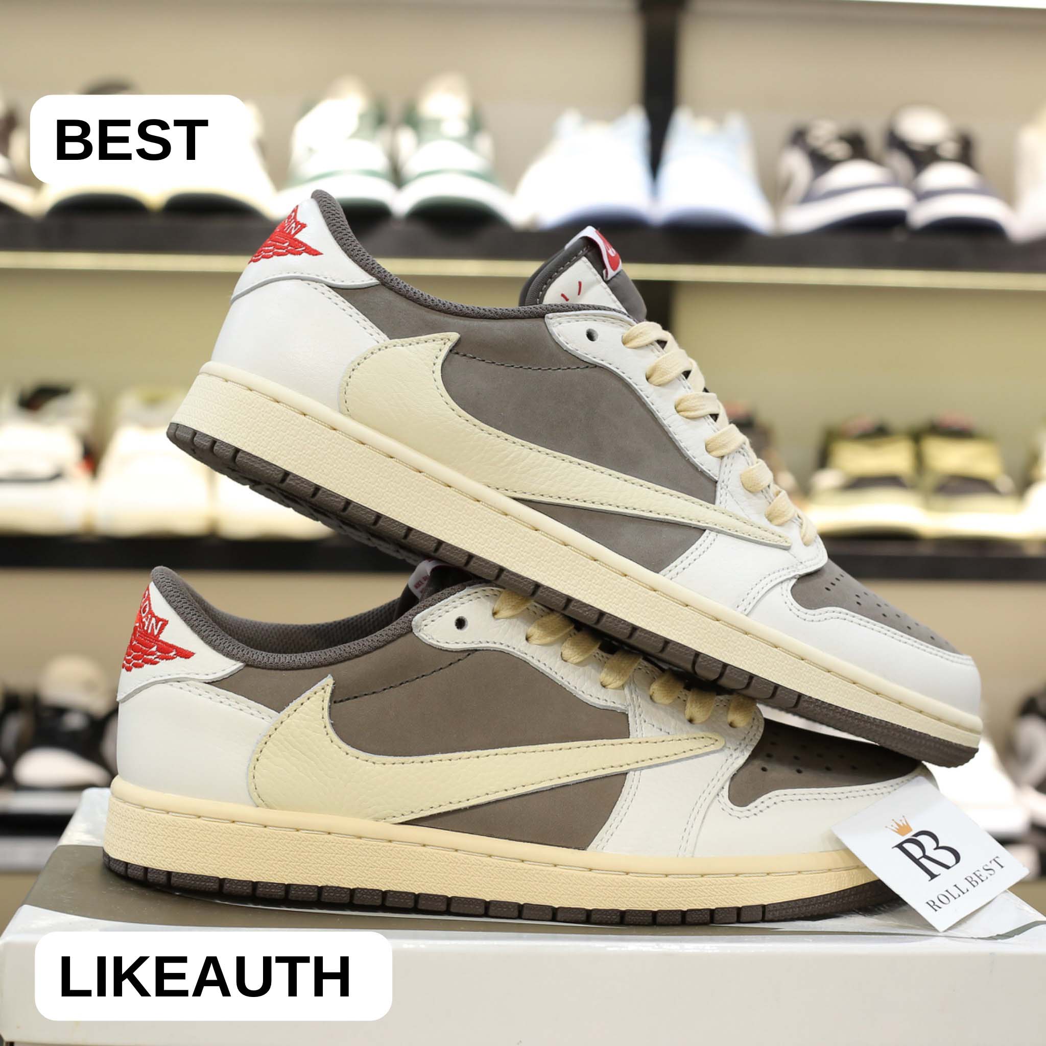 Nike Air Jordan 1 Low Travis Scott ‘Reverse Mocha’ Best Quality