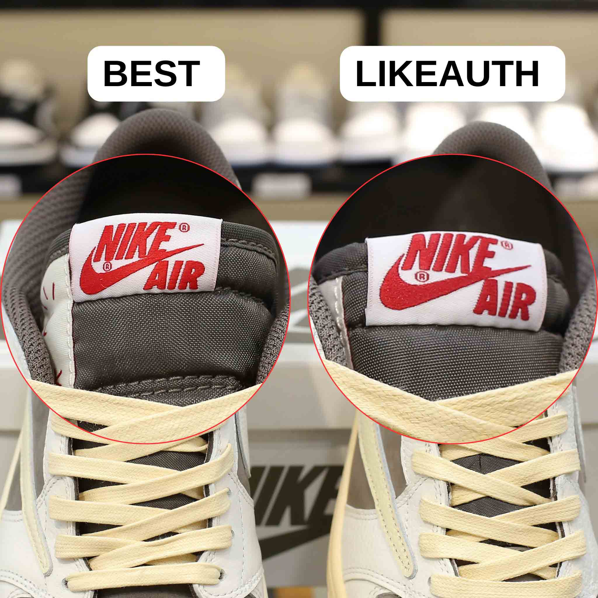 Nike Air Jordan 1 Low Travis Scott ‘Reverse Mocha’ Best Quality