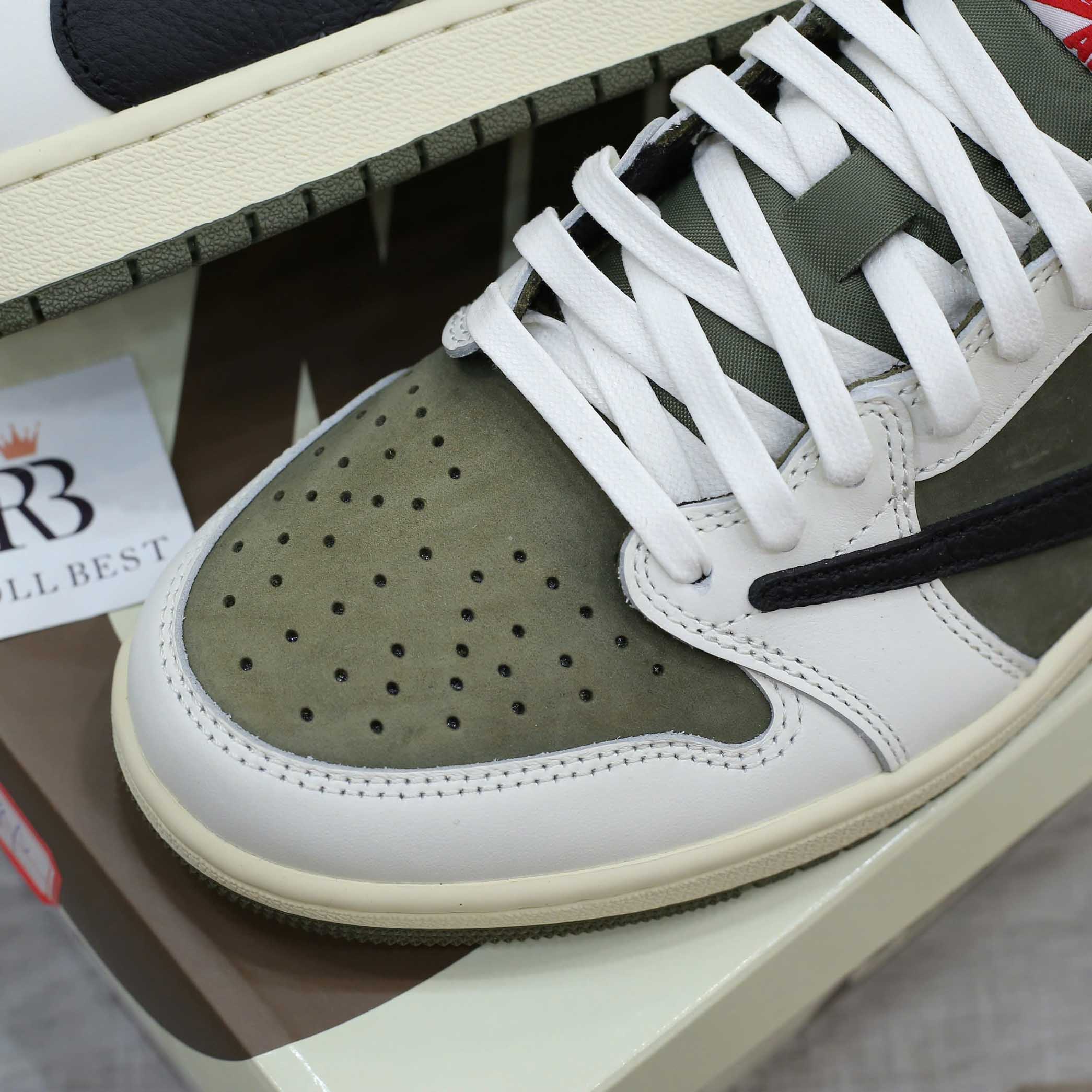 Giày Nike Jordan 1 Low OG Medium Olive Best Quality
