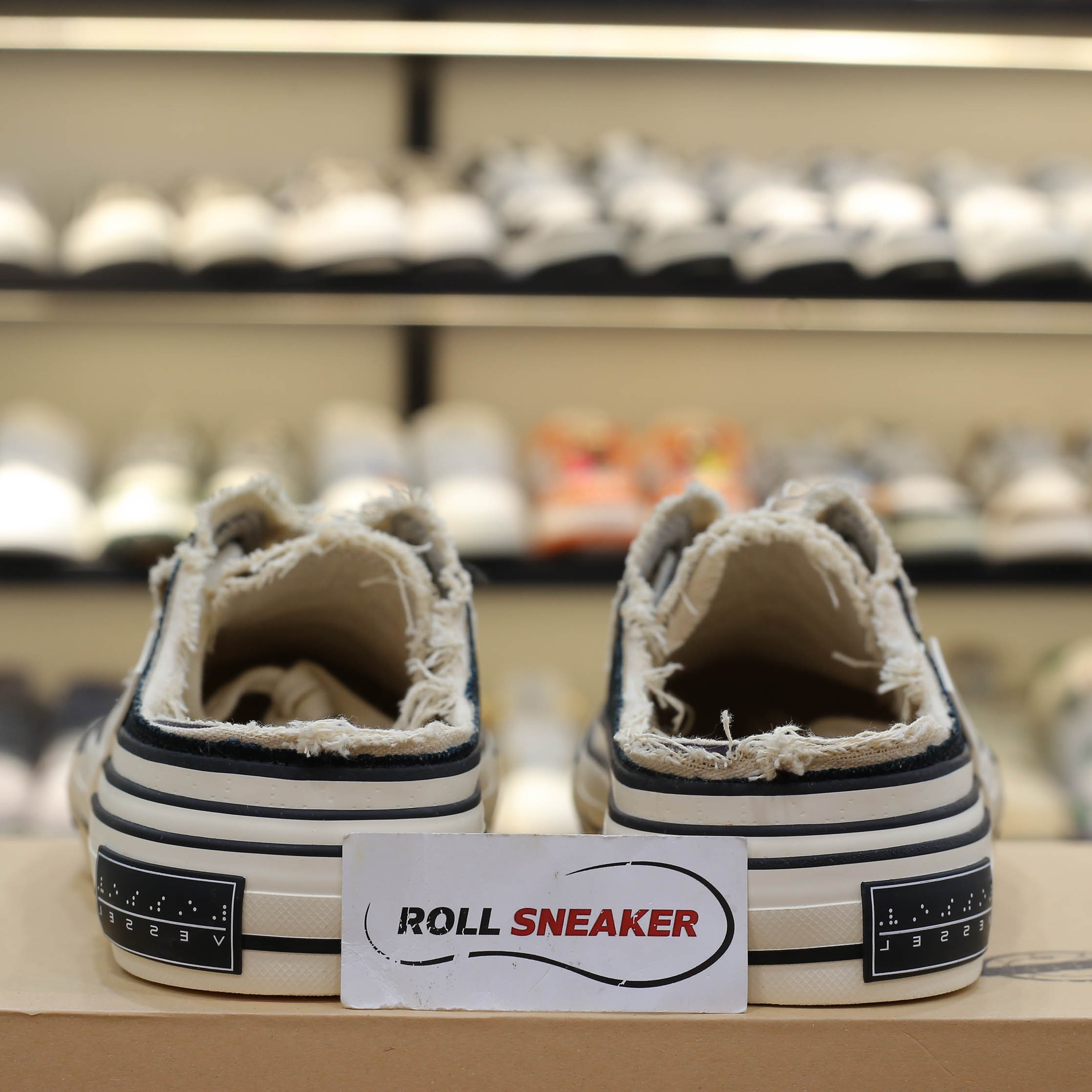 Giày Xvessel G.O.P Black Slip on Best Quality