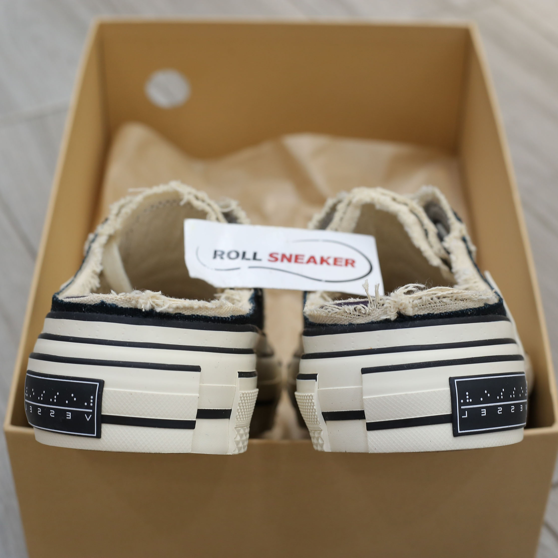 Giày Xvessel G.O.P Black Slip on Best Quality